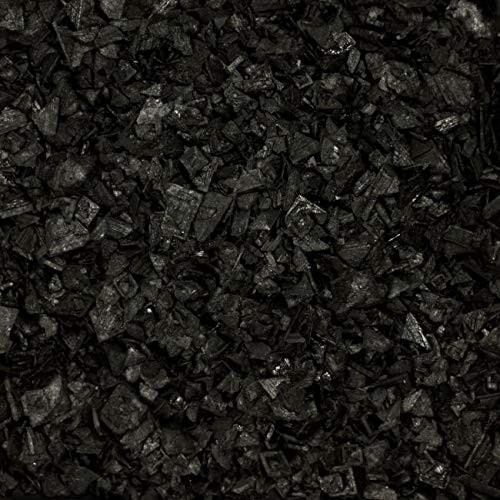 The Spice Lab No. 4 - Cyprus Flake Black Salt - Premium Gourmet Salt - Gluten-Free Non-GMO All Natural Brand - 1 lb Resealable Bag