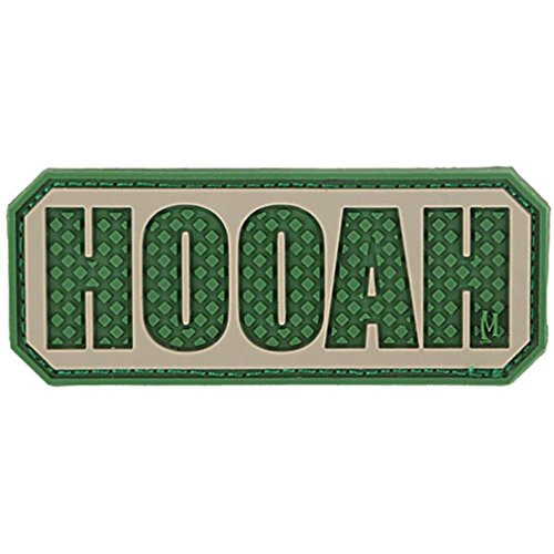 Maxpedition Gear Hooah Patch  Arid  2.5 x 1-Inch