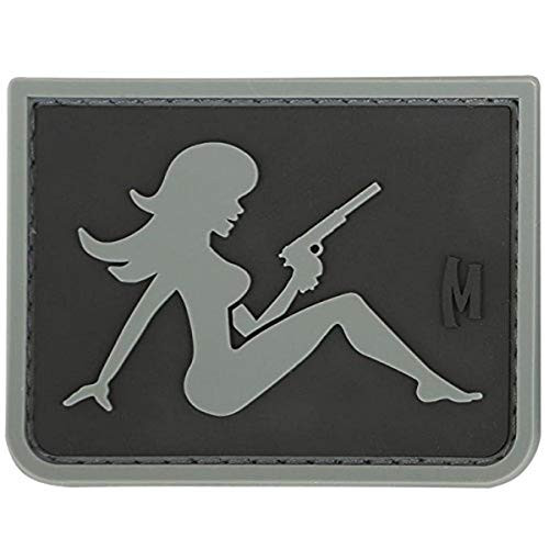 Maxpedition Mudflap Girl 2.26 x 1.73 inch Patch  Stealth