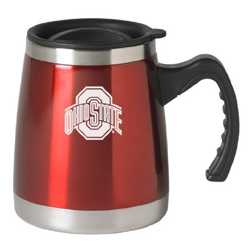 16 oz Stainless Steel Coffee Tumbler - Ohio State Buckeyes