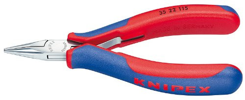 Knipex 3522115 Electronics Pliers with Half Round Tips , 4.5 Inch
