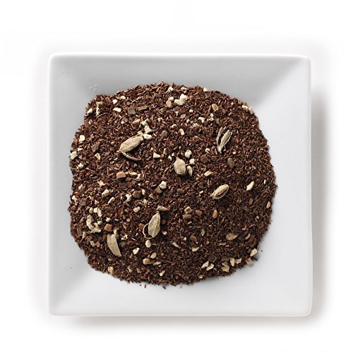 Mahamosa Rooibos Herbal Tea and Tea Infuser Set  2 oz Herbal Masala Chai Rooibos -Red Bush- Tea  1 Stainless Steel Tea Ball Infuser -Bundle- 2 items--Tea ingredients  Rooibos  ginger root  cinnamon  green cardamom and cinnamon  ginger vanilla flavor-