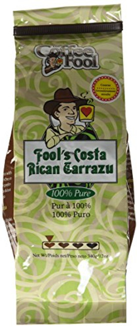The Coffee Fool Fool s Costa Rican Tarrazu Coarse Grind 12 Ounce The Coffee Fool Fool s Costa Rican Tarrazu Coarse Grind 12 Ounce