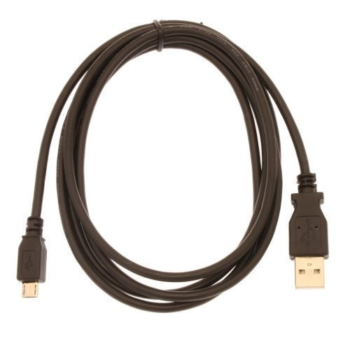 6 Foot Long USB to Micro-USB Cable - 6 Ft   USB Data Sync Cable For Motorola Atrix  Blackberry Playbook  HTC EVO 4G  evo 3d   evo view 4g  HTC Flyer  HTC Rezound  HTC Rhyme  HTC EVO Shift 4G  HTC inspire 4G  Kindle Fire  Kindle  Motorola Droid X2  Mo