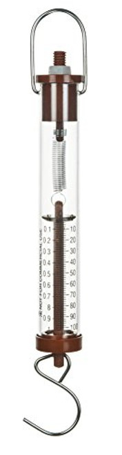 Newton Force Meter Spring Scale - Max Capacity 1N  100gm  Dual Scale Labeled.