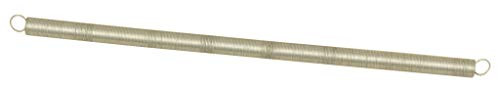 Steel Extension Spring - 6 inch Length - 0.25 inch Diameter - Eisco Labs