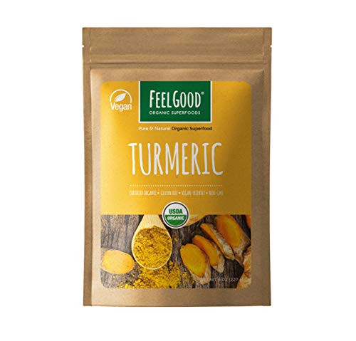 Organic Turmeric Root Powder w  Curcumin -8oz- - USDA Organic Certified - Lab Tested for Purity - Anti-inflammatory Supplement - Gluten Free  Non-GMO  and  Vegan Friendly - by Feelgood Superfoods Organic Turmeric Root Powder w  Curcumin -8oz- - USDA Organic Certified - Lab Tested for Purity - Anti-inflammatory Supplement - Gluten Free  Non-GMO  and  Vegan Friendly - by Feelgood Superfoods