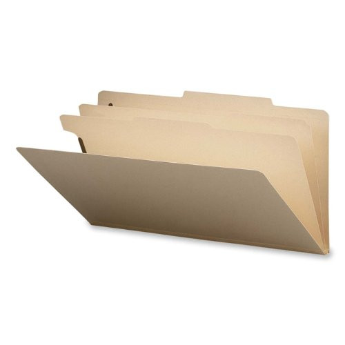 Smead Classification File Folder, 2 Dividers, 2" Expansion, Legal Size, Manila, 10 per Box (19000)