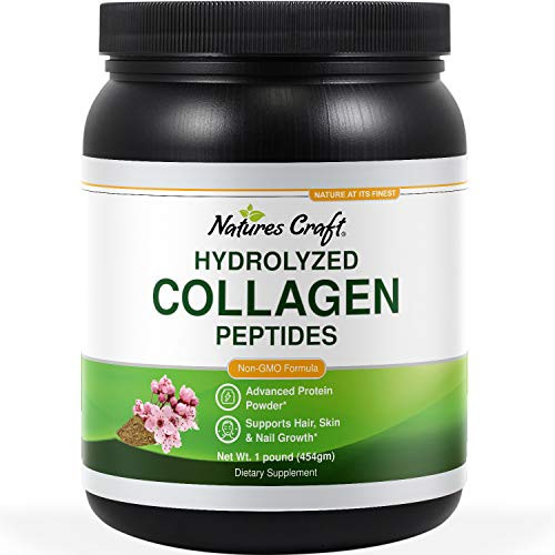 Hydrolyzed Collagen Peptides Protein Powder - Multi Collagen Protein Powder with Hair Skin Nails Vitamins for Women - Multi Collagen Peptides Powder with Natural Hair Vitamins for Faster Hair Growth Hydrolyzed Collagen Peptides Protein Powder - Multi Collagen Protein Powder with Hair Skin Nails Vitamins for Women - Multi Collagen Peptides Powder with Natural Hair Vitamins for Faster Hair Growth
