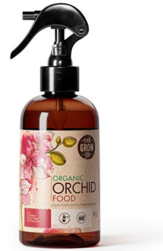 Organic Ready to Spray Orchid Food Mist - Bloom Booster Fertilizer for Orchids in Pots - Plant Nutrients for Healthy Flower  and  Reblooms -8 oz-