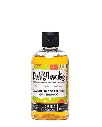 Dollylocks 8oz Coconut Lime Grapefruit Liquid Dreadlock Shampoo