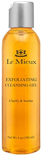 Le Mieux Exfoliating Cleansing Gel - Deep Pore Lactic  and  Salicylic Acid Face Wash with Hyaluronic Acid  and  Aloe  Ideal for Oily or Blemish-Prone Skin  No Parabens or Sulfates -6 oz   180 ml-