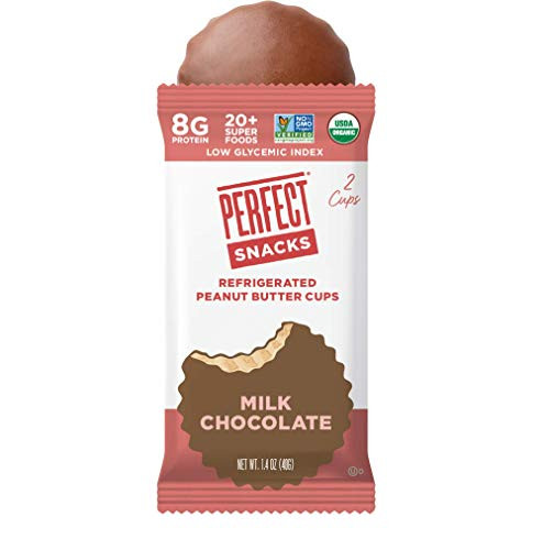 Perfect Snacks Peanut Butter  Milk Chocolate -Pack of 8-
