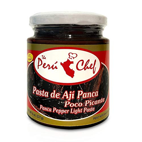 Peruchef Pasta de Aji Panca poco Picante Peru - Light Panca Pepper Paste 8oz