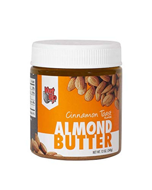 Nut Up Cinnamon Toast Flavored Almond Butter Creamy Spread Gluten Free No Preservatives 12 Ounce Jar Nut Up Cinnamon Toast Flavored Almond Butter Creamy Spread Gluten Free No Preservatives 12 Ounce Jar