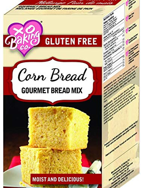 XO Baking Co CornBread Mix - Flavorful Moist Gluten Free Cornbread - No Preservatives or Artificial Flavors -1 Pound -Pack of 1--