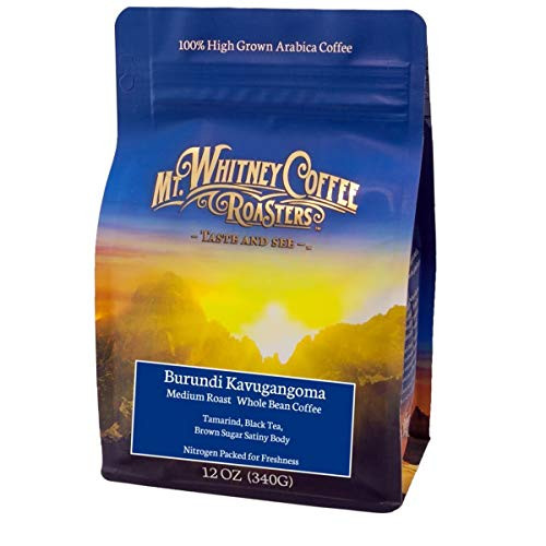 Mt. Whitney Burundi Kavugangoma Coffee -Whole Bean  12 Oz-