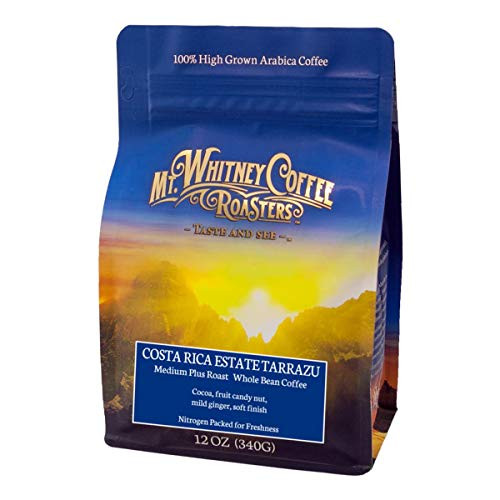 Mt. Whitney Costa Rica Estate Tarrazu Coffee -Whole Bean  12 Oz-