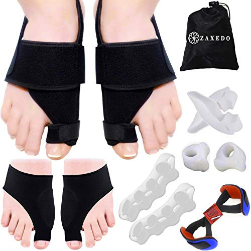 Bunion Corrector and Relief Kit Orthopedic Bunion Splint Bunion Sleeves for Hallux Valgus Toe Separators Spacers Straighteners Hammer Toe Big Toe Joint Pain Relief Aid for Men and Women Bunion Corrector and Relief Kit Orthopedic Bunion Splint Bunion Sleeves for Hallux Valgus Toe Separators Spacers Straighteners Hammer Toe Big Toe Joint Pain Relief Aid for Men and Women