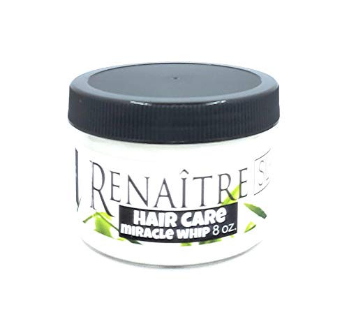 Renaitre Silk Miracle Whip Vegan Leave In Styling Cream For Curls  and  Coils 8 OZ.