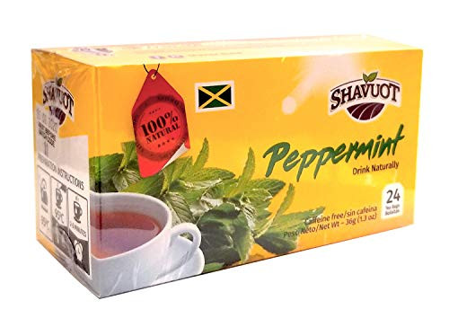 Shavuot 100 percent  Natural Jamaican Peppermint Tea 24 Bags