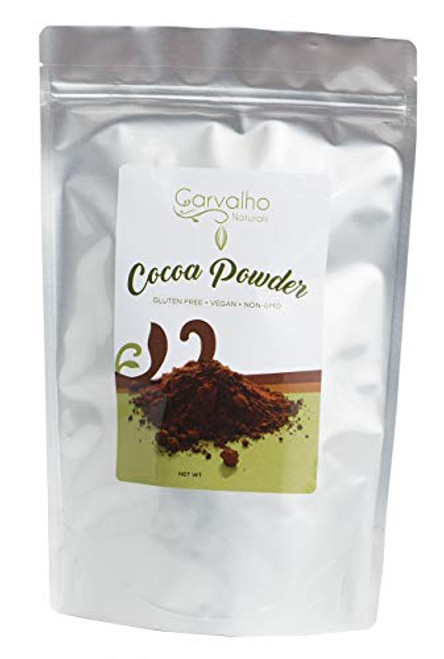 Carvalho Naturals Pure Organic Raw Cacao Cocoa Powder Unsweetened Cold Pressed Cocoa Powder Non-GMO Kosher Gluten Free Dairy Free Vegan Keto Paleo Friendly 8 Oz Carvalho Naturals Pure Organic Raw Cacao Cocoa Powder Unsweetened Cold Pressed Cocoa Powder Non-GMO Kosher Gluten Free Dairy Free Vegan Keto Paleo Friendly 8 Oz
