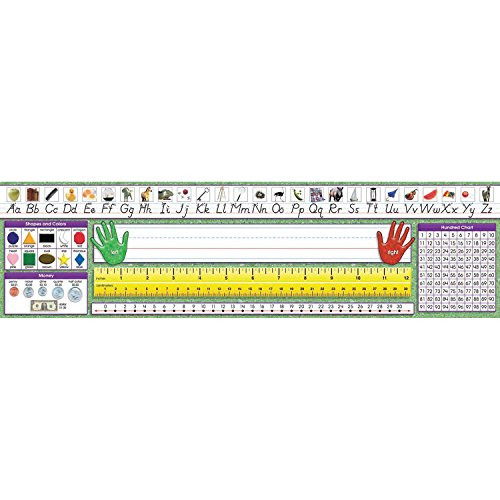 North Star Teacher Resource NST9004 Primary Modern Manuscript Desk Plates  Pack of 36