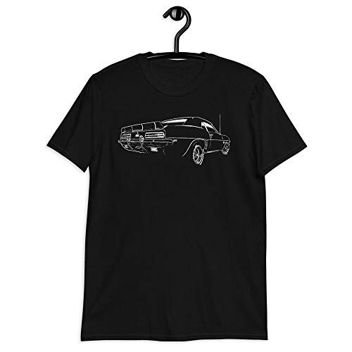 Chevy Chevelle SS Men s T-Shirt American Muscle Sports Race Car Chevy Cotton Tee Black XL 02