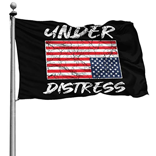CHUANtaotou Under Distress American Flag Banner Flags Garden Flag Home House Flags Outdoor Flag USA Flag 4x6 Ft