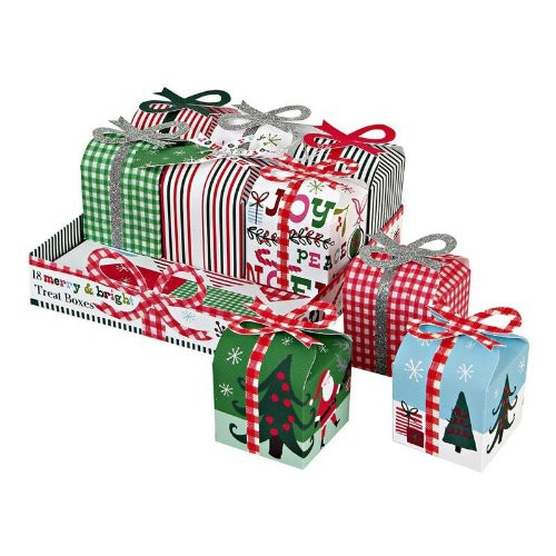 Meri Meri Christmas Merry & Bright Treat Boxes