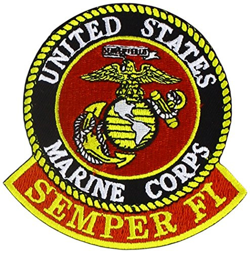 EagleEmblems PM0562 Patch-USMC Logo Semper FI -3  -