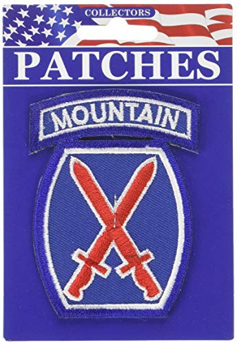 EagleEmblems PM0777 Patch-Army 010TH MTN.DIV. -3  -