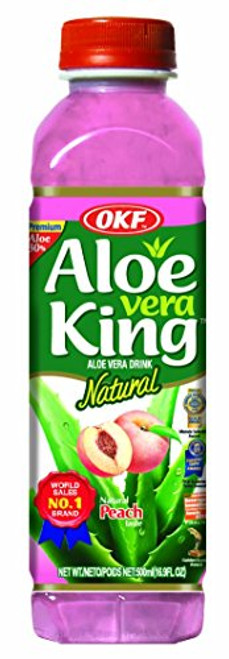 Aloe Vera Juice Peach 16.9-Ounce -Pack of 20- Aloe Vera Juice Peach 16.9-Ounce -Pack of 20-
