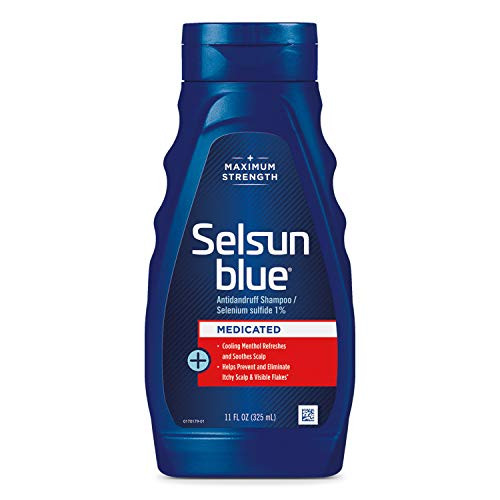 Selsun Blue Medicated Maximum Strength Dandruff Shampoo  11 Fl Oz  Pack of 1