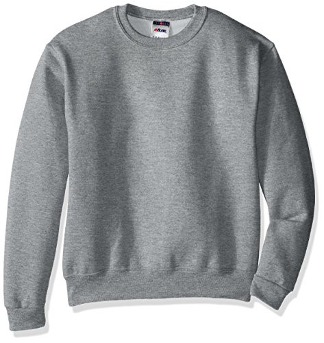 Jerzees Youth Fleece Crew Sweatshirt  Oxford  X-Large