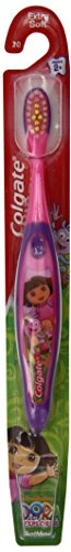 Colgate Toothbrush  Dora The Explorer  Extra Soft  Ages 2 Plus   Manual Toothbrushes  -Pack of 6-