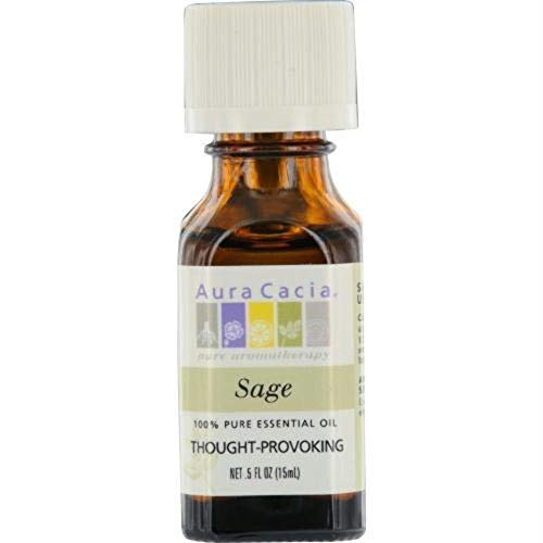 Aura Cacia Sage Essential Oil 0.5 Oz Aura Cacia Sage Essential Oil 0.5 Oz