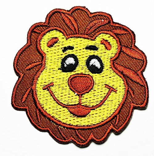 HHO Cute Lion Head Zoo Safari Animal Cartoon Patch Embroidered DIY Patches  Cute Applique Sew Iron on Kids Craft Patch for Bags Jackets Jeans Clothes HHO Cute Lion Head Zoo Safari Animal Cartoon Patch Embroidered DIY Patches  Cute Applique Sew Iron on Kids Craft Patch for Bags Jackets Jeans Clothes