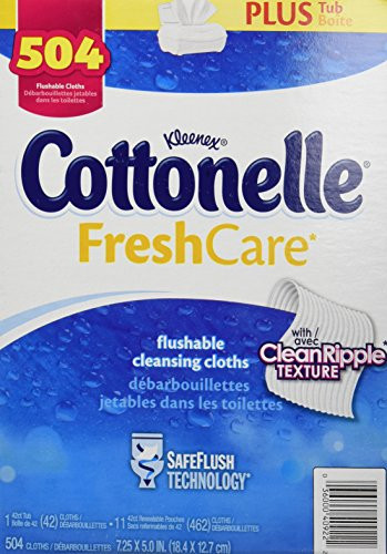 Cottonelle Fresh Care Flushable Cleansing Cloths  504 Cloths