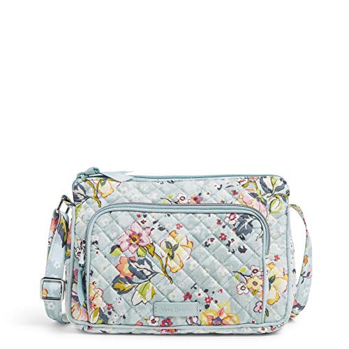 Vera Bradley Signature Cotton Little Hipster Crossbody Purse with RFID Protection Floating Garden Vera Bradley Signature Cotton Little Hipster Crossbody Purse with RFID Protection Floating Garden