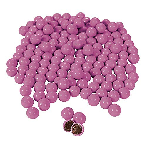 Fun Express - Light Pink Chocolate Candies - Edibles - Chocolate - Non Branded Chocolate - 1184 Pieces