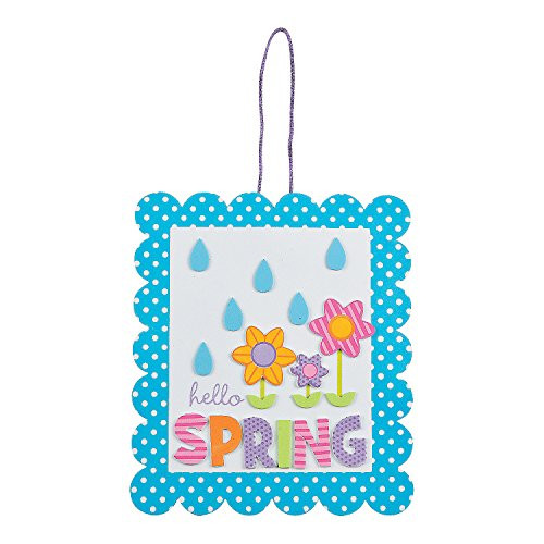 Hello Spring Sign Craft Kit -12 - Crafts for Kids and Fun Home Activities
