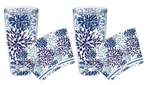 Tervis Tumbler with Wrap, 24-Ounce, Fiesta Lapis Calypso, 2-Pack