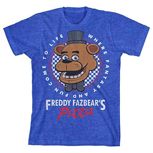 Five Nights At Freddys Pizza Boys Youth T-shirt Licensed -Medium- Five Nights At Freddys Pizza Boys Youth T-shirt Licensed -Medium-