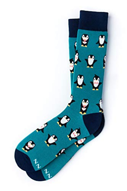 inchPenguins Are Chill inch Men s Christmas Holiday Winter Hipster Crew Carded Cotton Animal Socks -1 Pair- inchPenguins Are Chill inch Men s Christmas Holiday Winter Hipster Crew Carded Cotton Animal Socks -1 Pair-