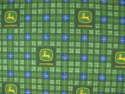 45 inch Wide John Deere Tartan