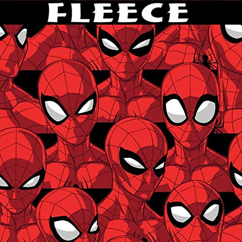 Springs Creative Marvel Spiderman Spider Sense Fleece Fabric by The Yard