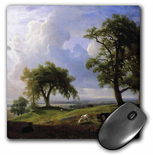 3dRose LLC 8 x 8 x 0.25 Inches Mouse Pad  Vintage 1875 California Spring Painting by George Eduard -mp_52272_1-