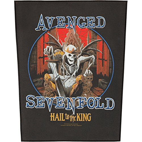 Avenged Sevenfold Men s Hail. Back Patch Black