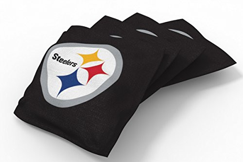 PROLINE 6x6 NFL Pittsburgh Steelers Cornhole Bean Bags - Solid Design -A-